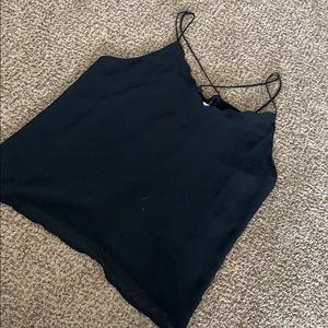 Black tank top